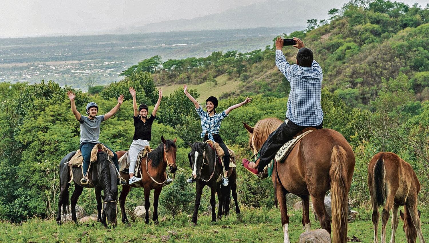 Cabalgatas en los cerros